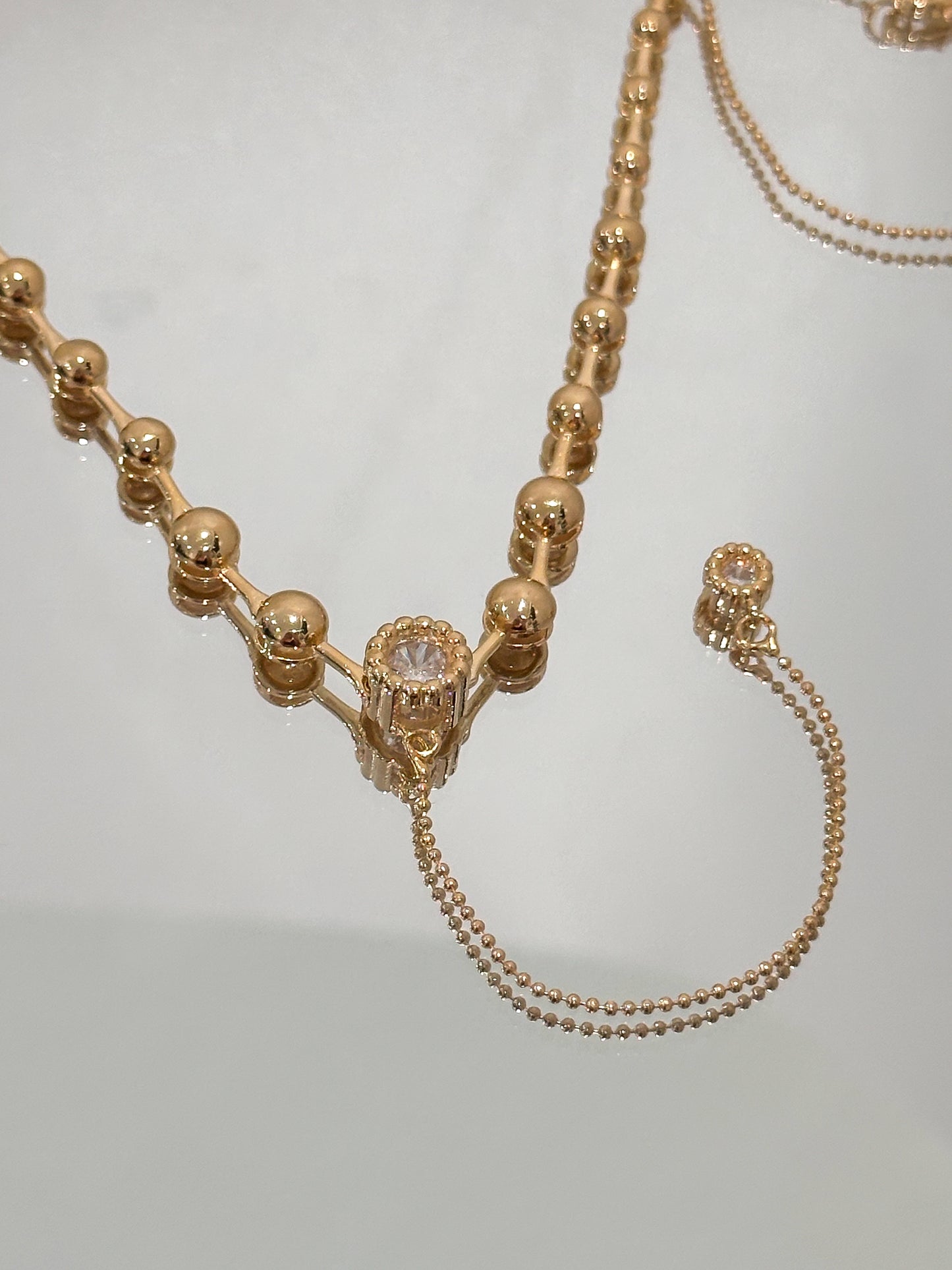 Crystal Veil Necklace