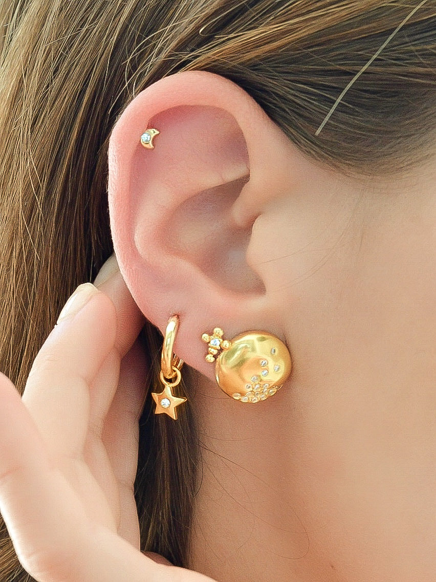 Moonie Micro Stud Earrings