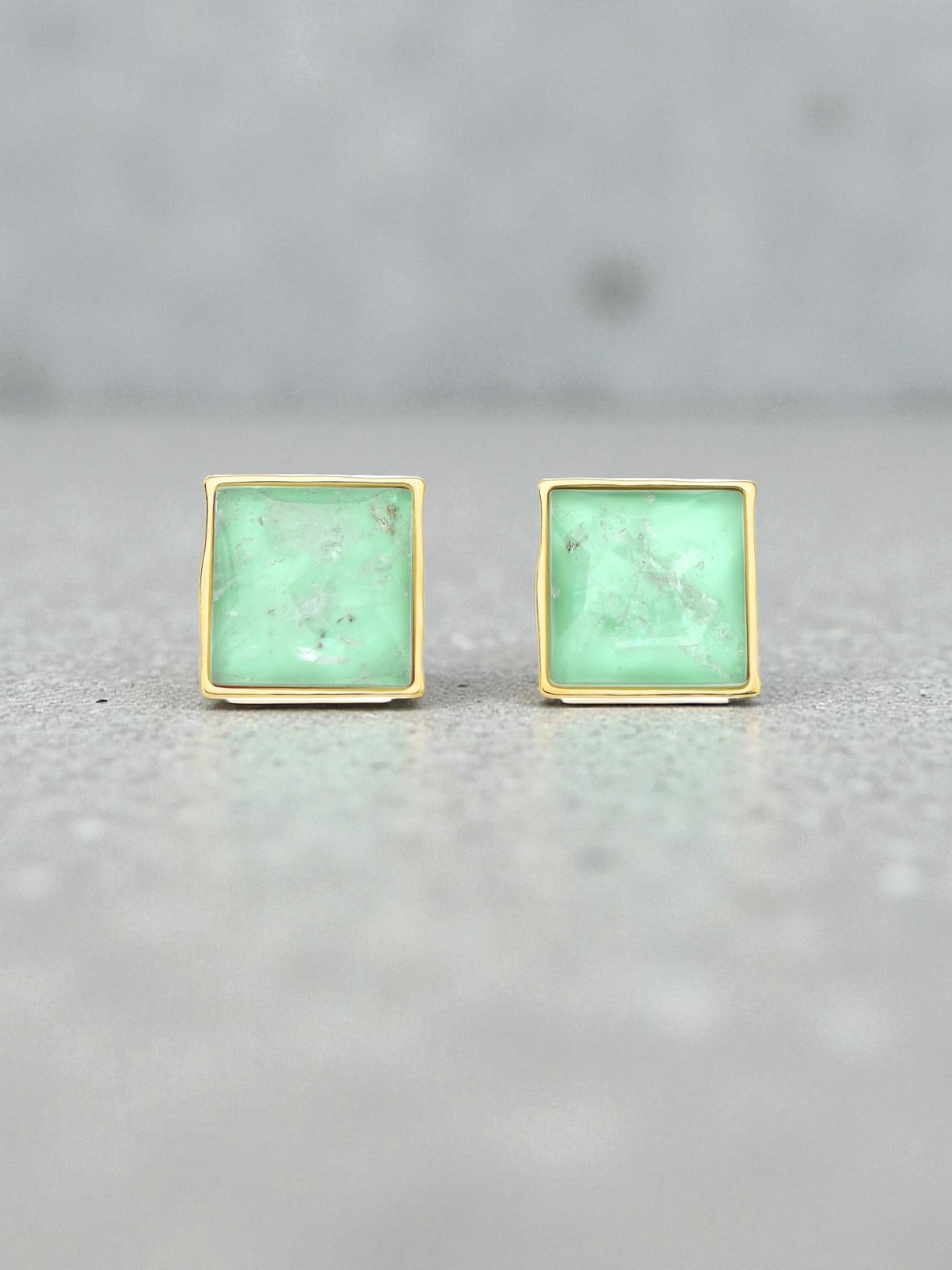 Aqua Crystal Earrings