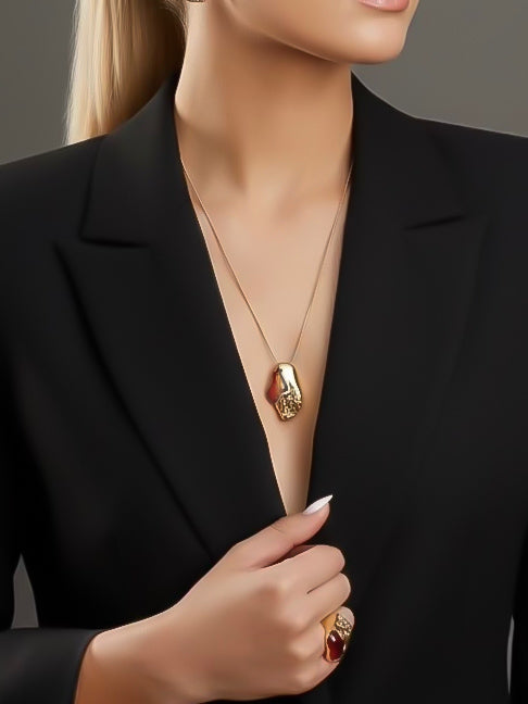 Caramel Luxor Agate Necklace