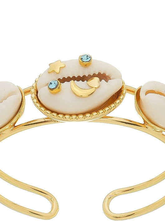 Aquamarine Cuff Bracelet