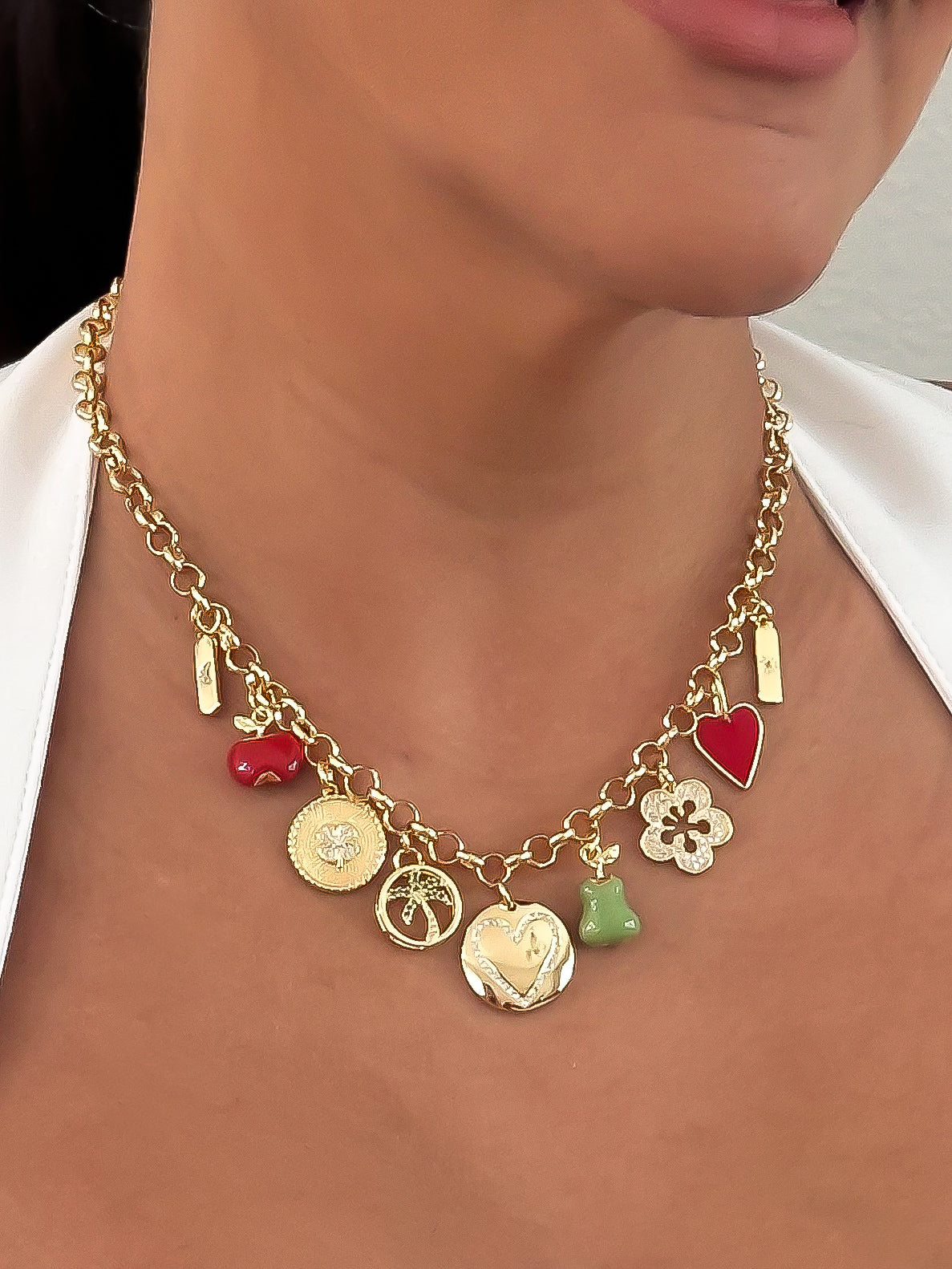 Frutas Charm Necklace