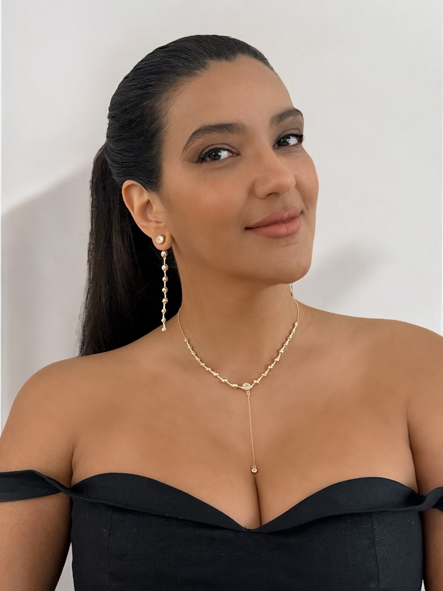 Crystal Veil Earrings