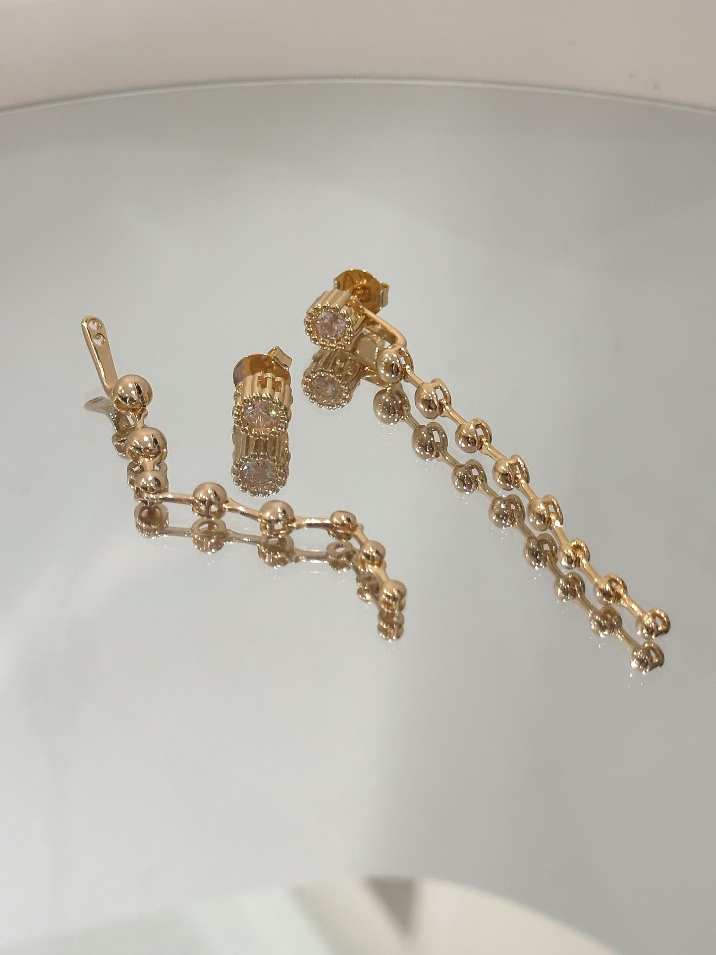 Crystal Veil Earrings