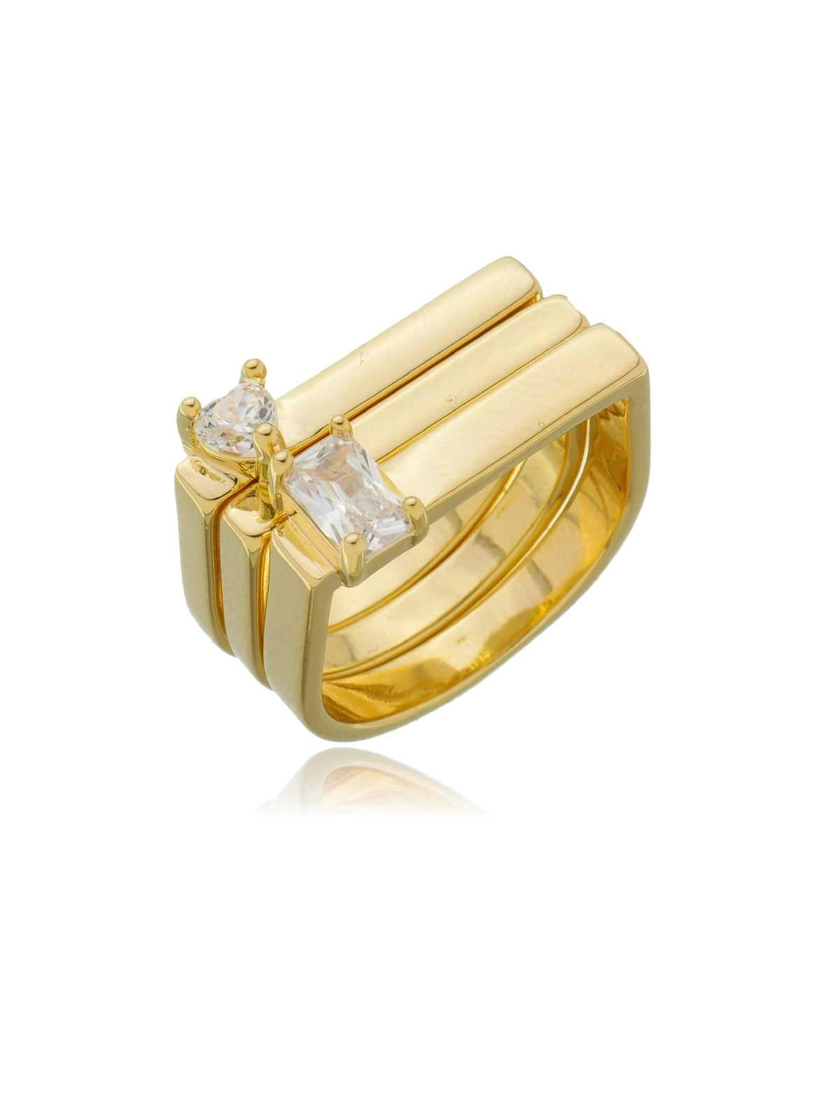 Golden Prism Ring