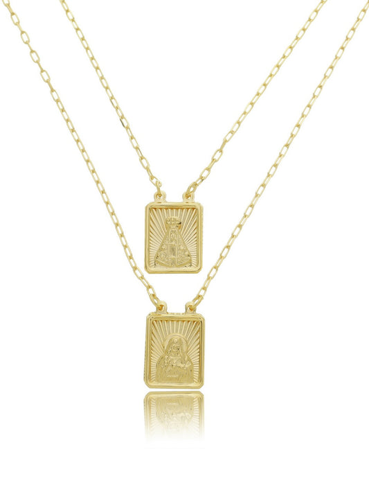 Celestial Grace Scapulary Necklace