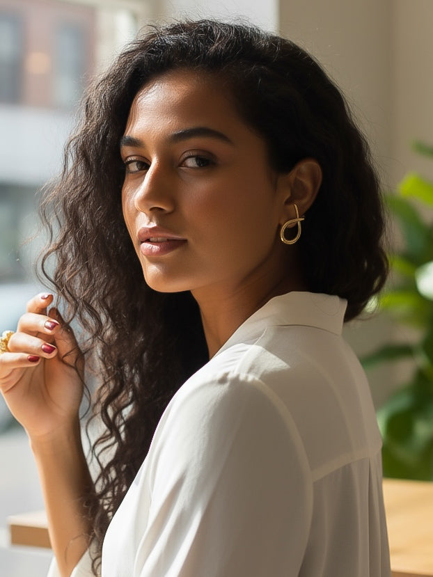 Omega Earrings