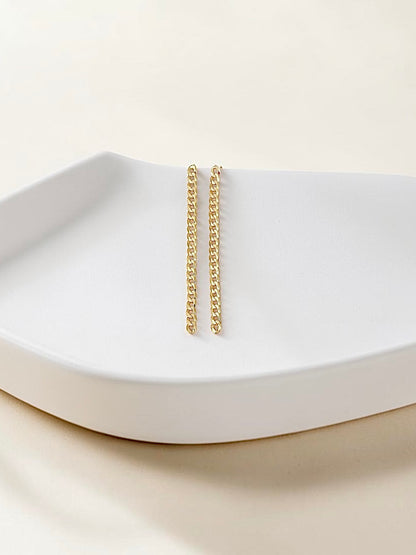 Twisted Chain Earrings