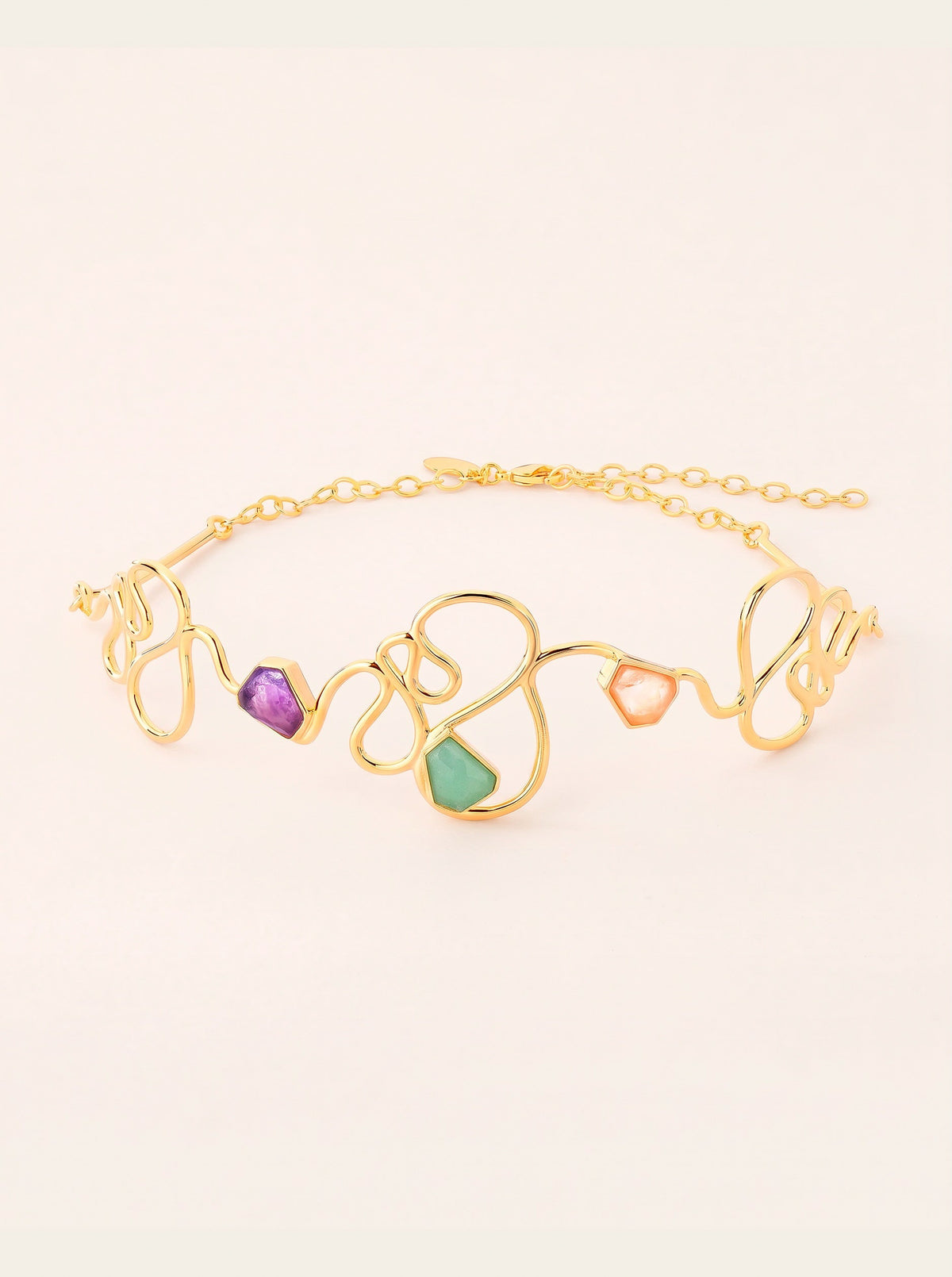 Ginga Pastel Statement Choker Necklace