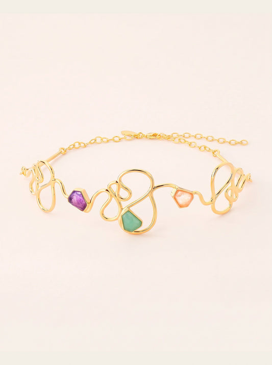 Ginga Pastel Statement Choker Necklace