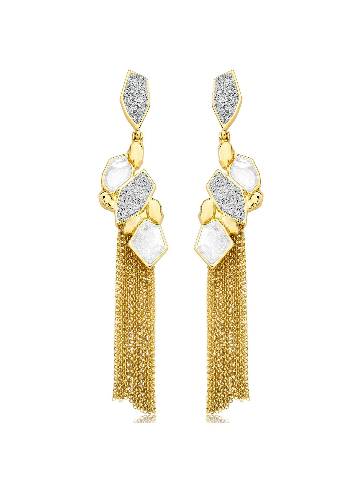 Lumiere Druzzy & Crystal Rock Earrings