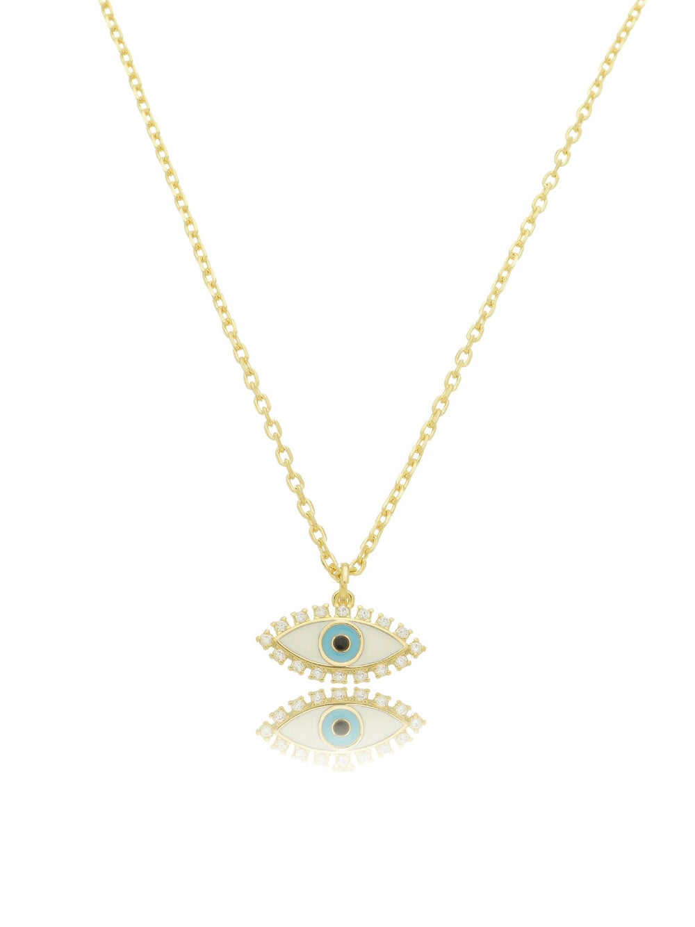 Callista Greek Eye Necklace