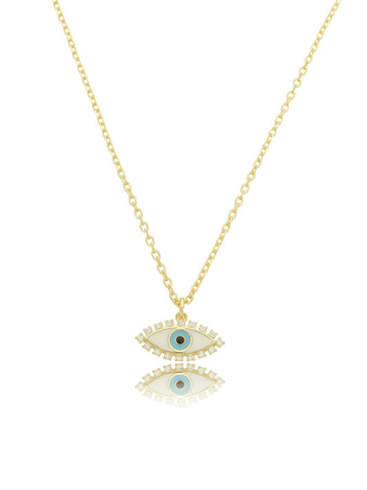 Callista Greek Eye Necklace