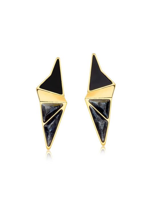 Noir Labradorite Earrings