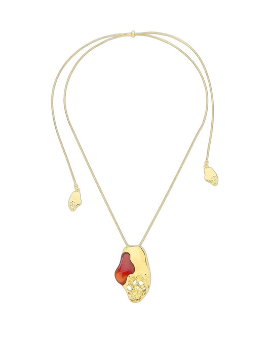 Caramel Luxor Agate Necklace