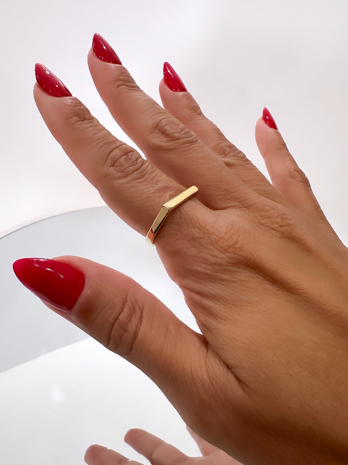 Golden Prism Ring