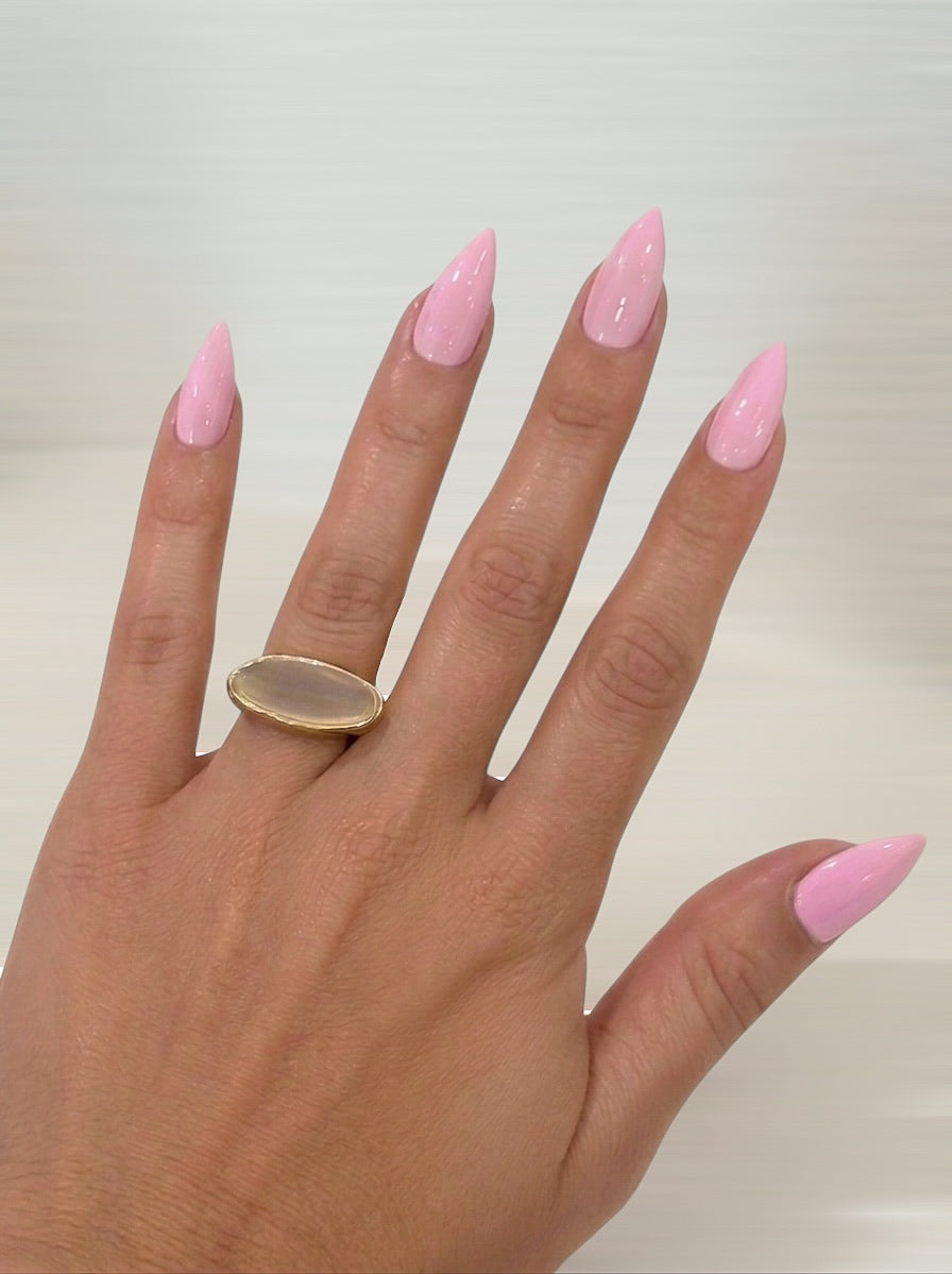 Frost Natural Crystal Rock Ring