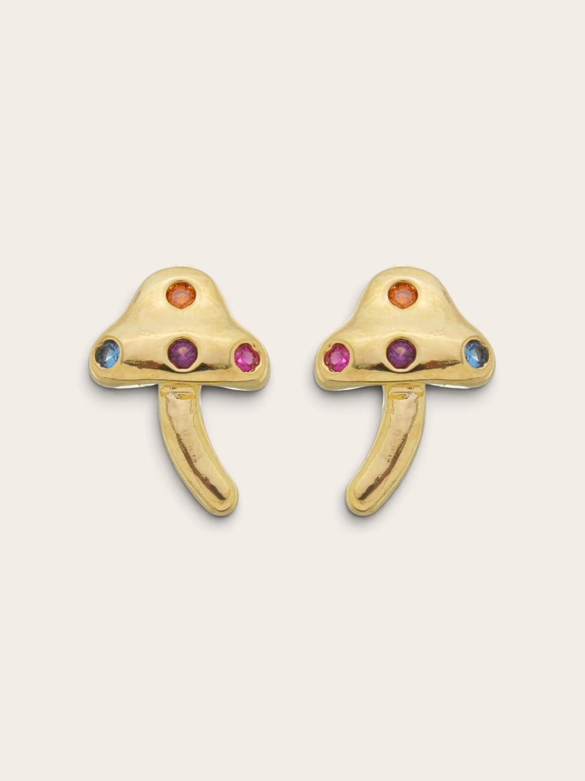 Rainbow Gumdrop Micro Earrings