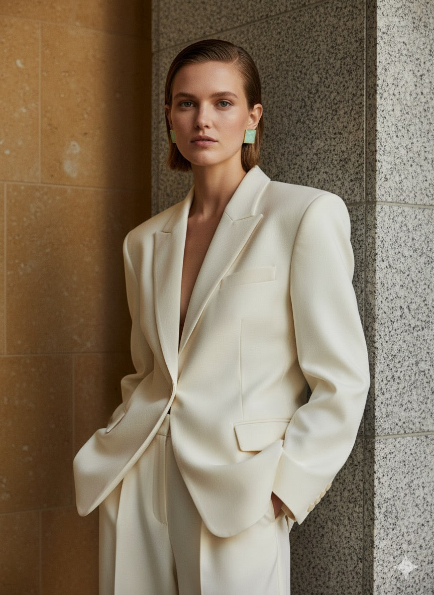 Aqua Crystal Earrings