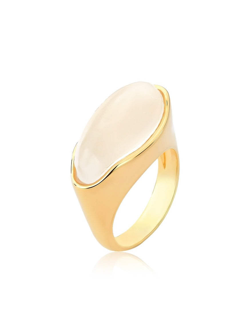 Frost Natural Crystal Rock Ring