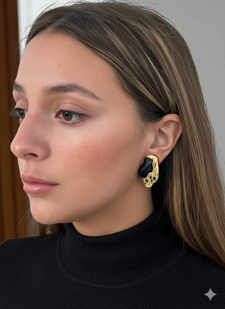 Black Luxor Earrings