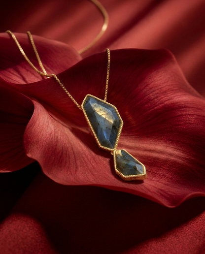 Nocturne Labradorite Drop Necklace