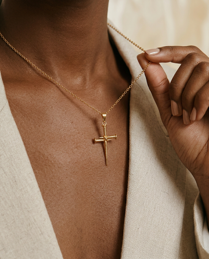 Armor Cross Pendant Necklace
