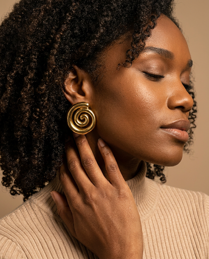 Buttercream Stud Earrings