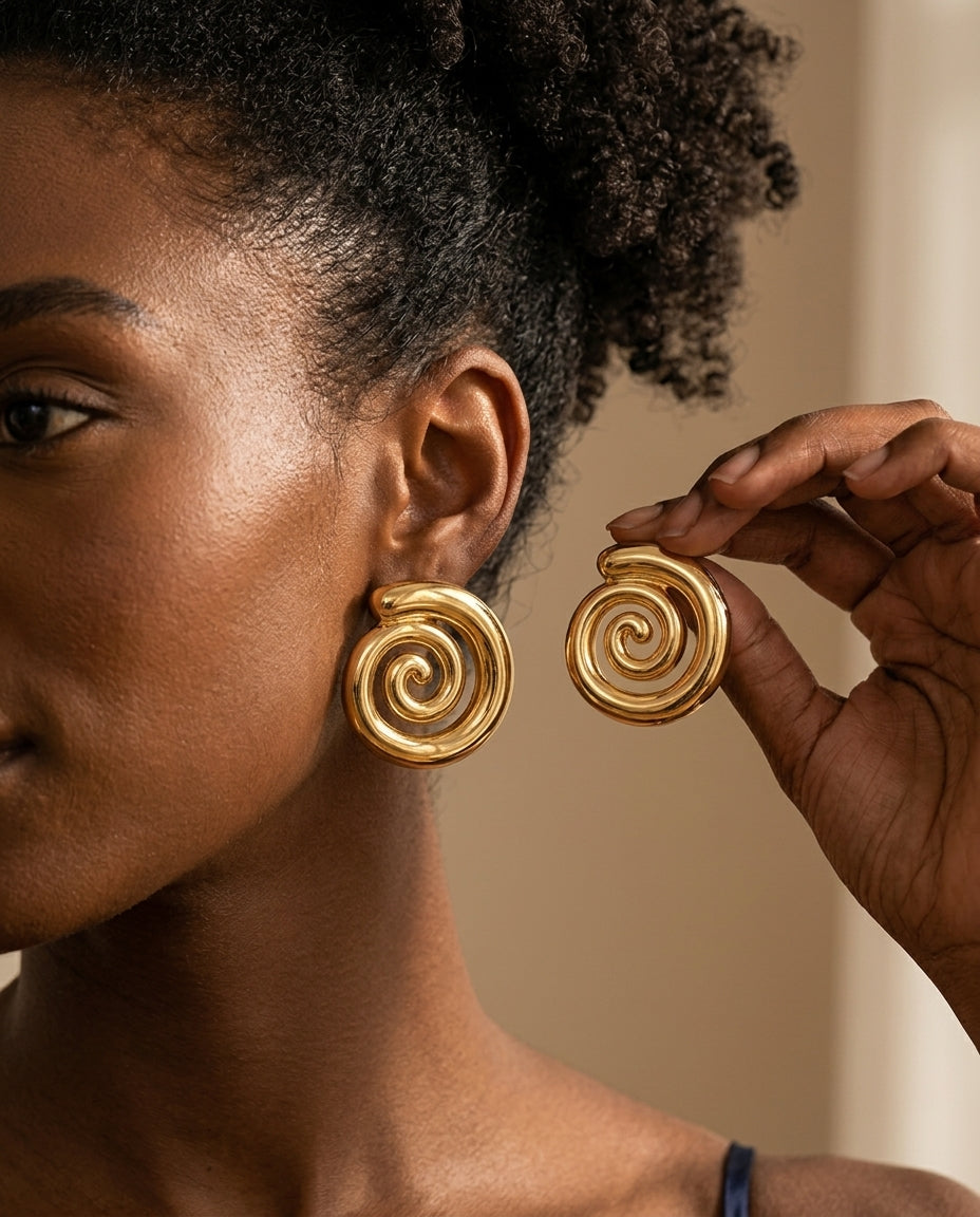 Buttercream Stud Earrings