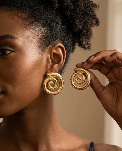 Buttercream Stud Earrings