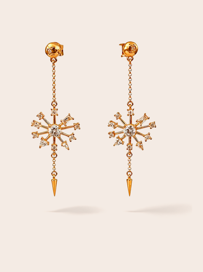 Supernova Crystal Statement Earrings